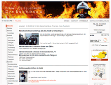 Tablet Screenshot of feuerwehr-gross-schoenau.info